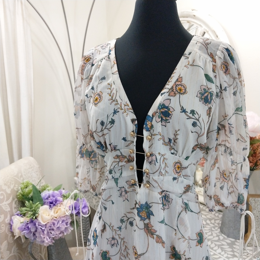 🍒NWT🍒 FOR LOVE & LEMONS MINI DRESS M - Picture 2 of 11